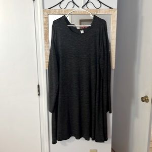Grey old navy midi dress!!
